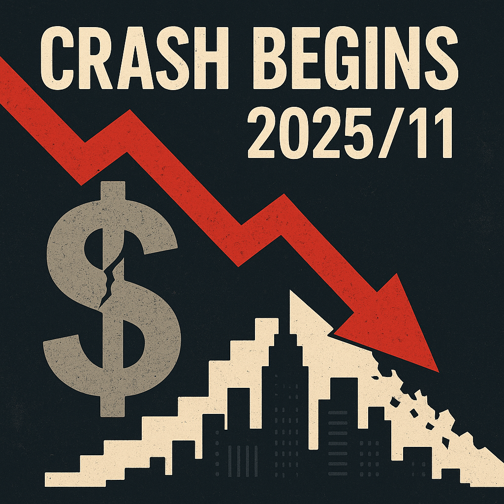 暴落は加速する──2025年11月、株安と円安が同時進行する世界